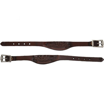 Circle Y Floral Tooled Flared Stirrup Hobble